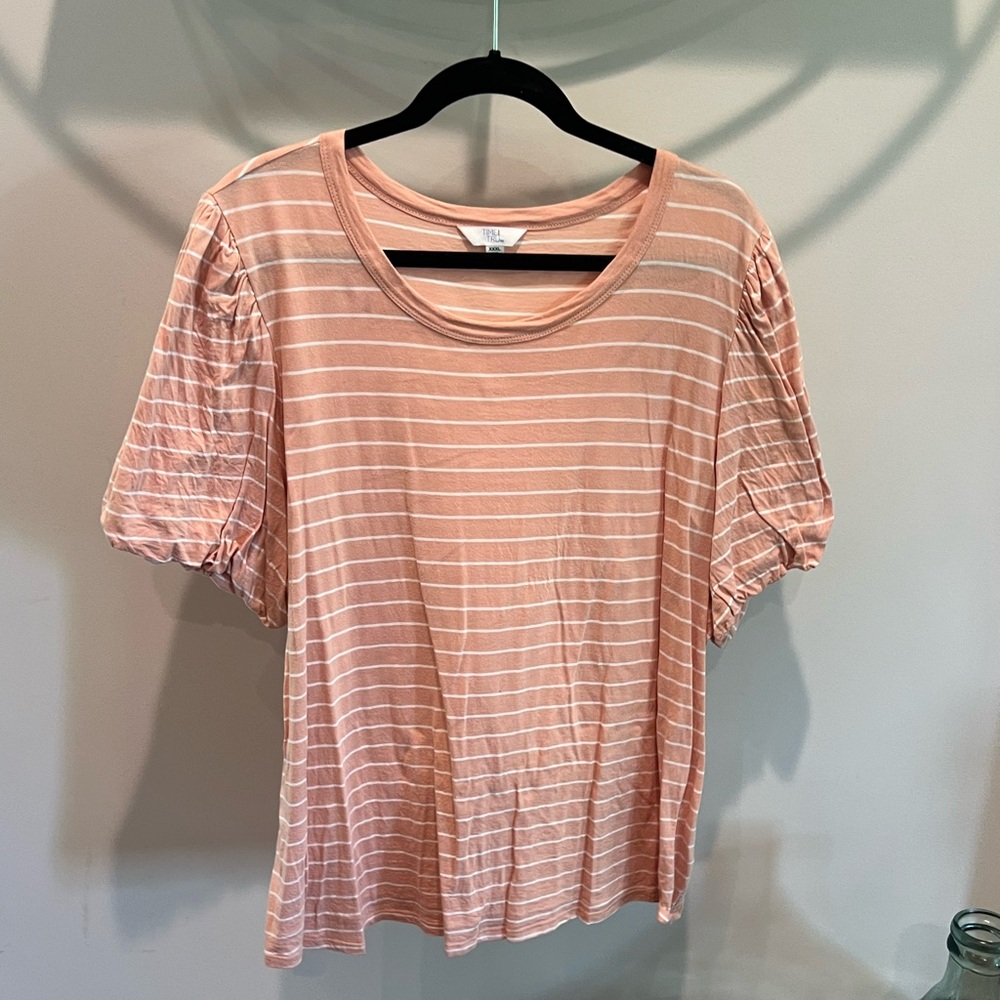 Pink stripe shirt